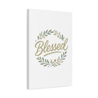 Blessed Wreath Matte Canvas Wall Art (Stretched 1.25")