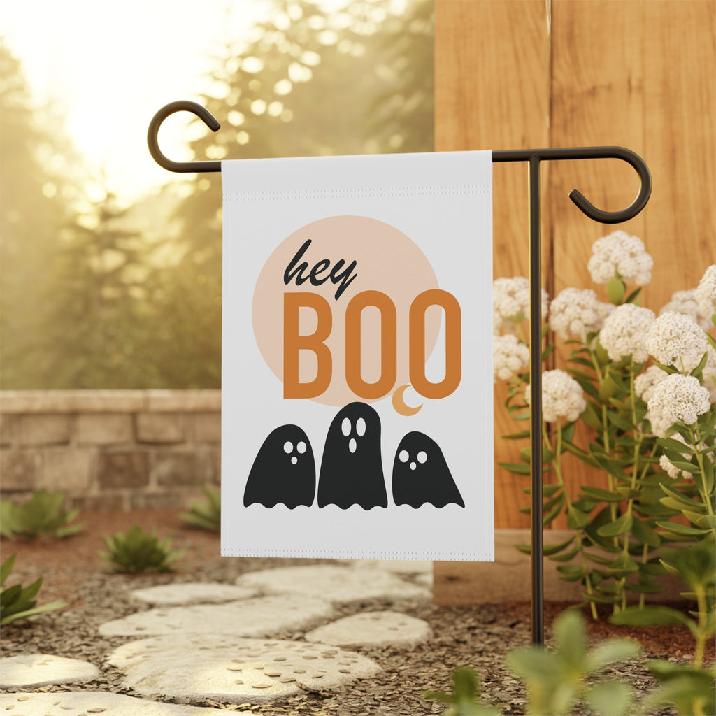 Halloween Garden Banner, Outdoor Decoration, Seasonal Home Decor, Boo Sign, Fall Holiday Flag