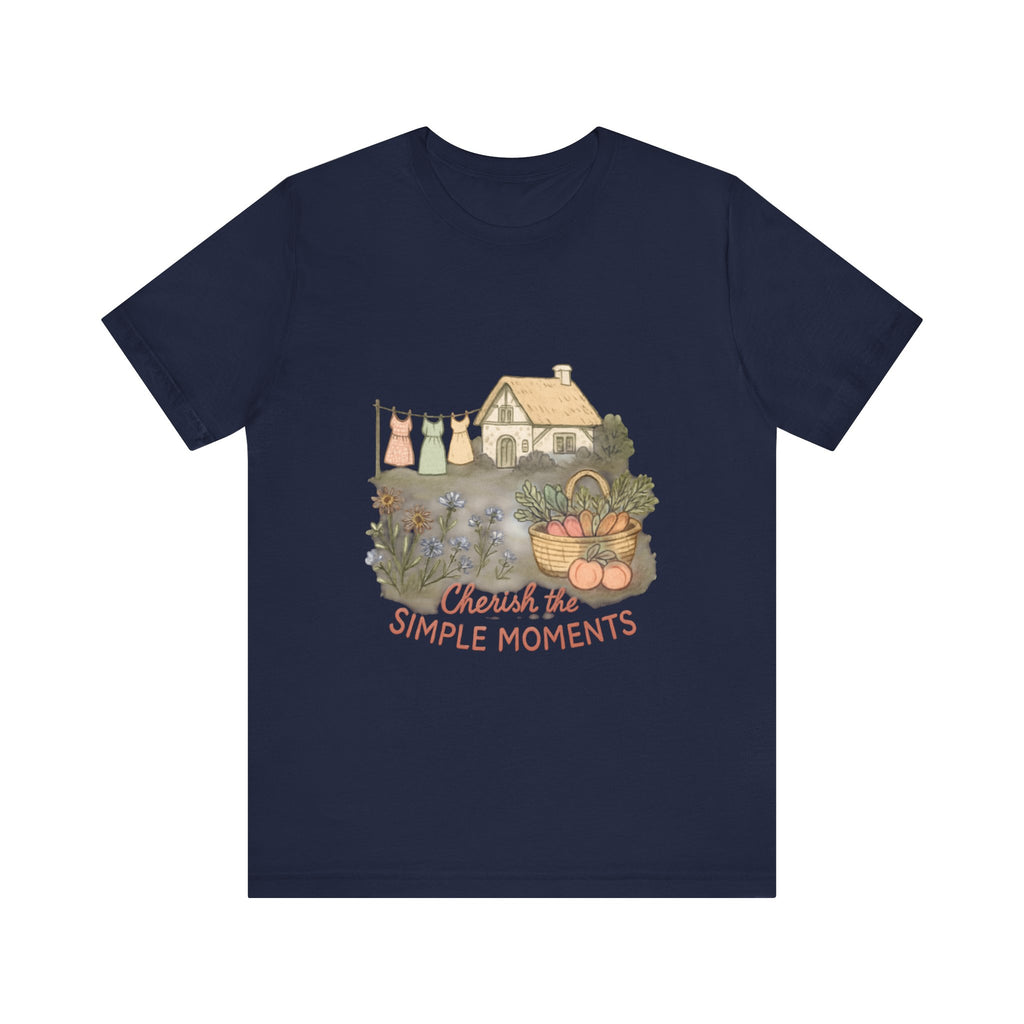 Cherish the simple moments- Jersey Short Sleeve Tee