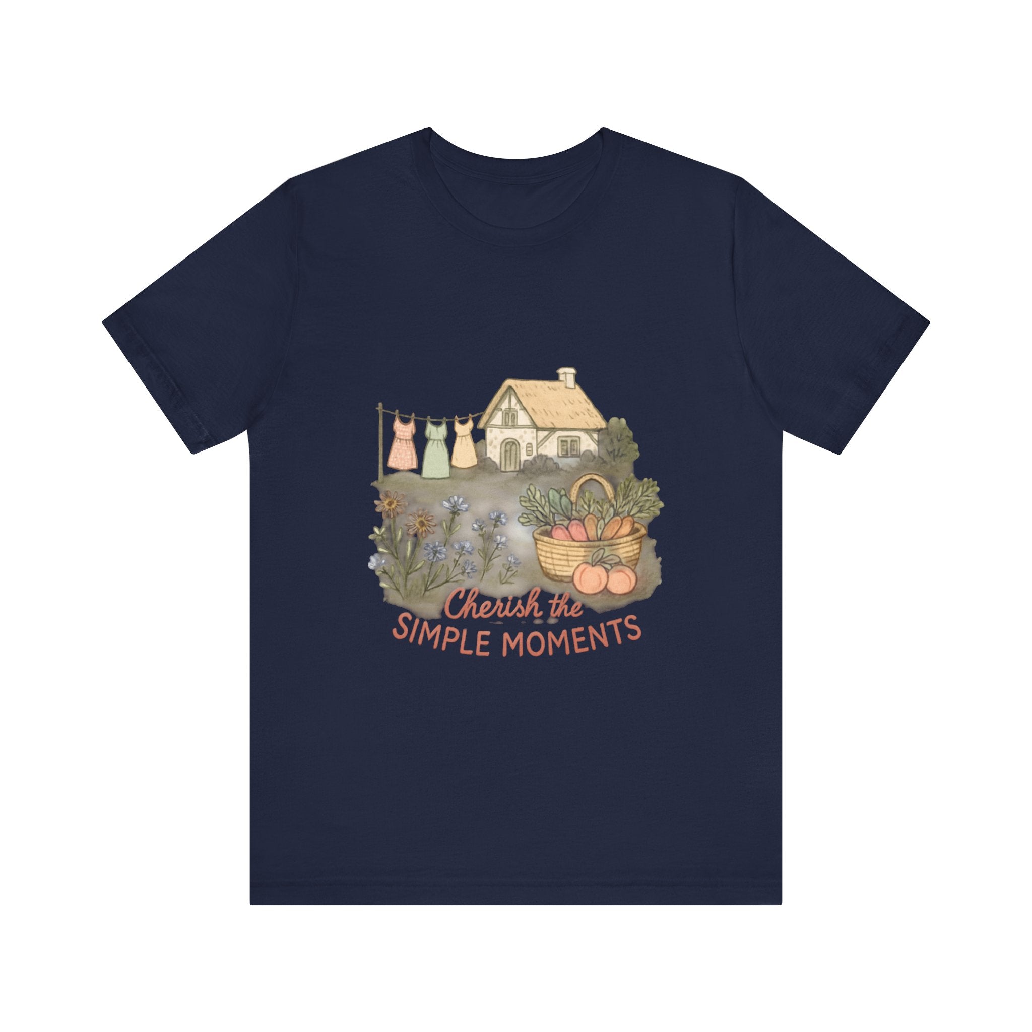 Cherish the simple moments- Jersey Short Sleeve Tee