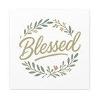 Blessed Wreath Matte Canvas Wall Art (Stretched 1.25")