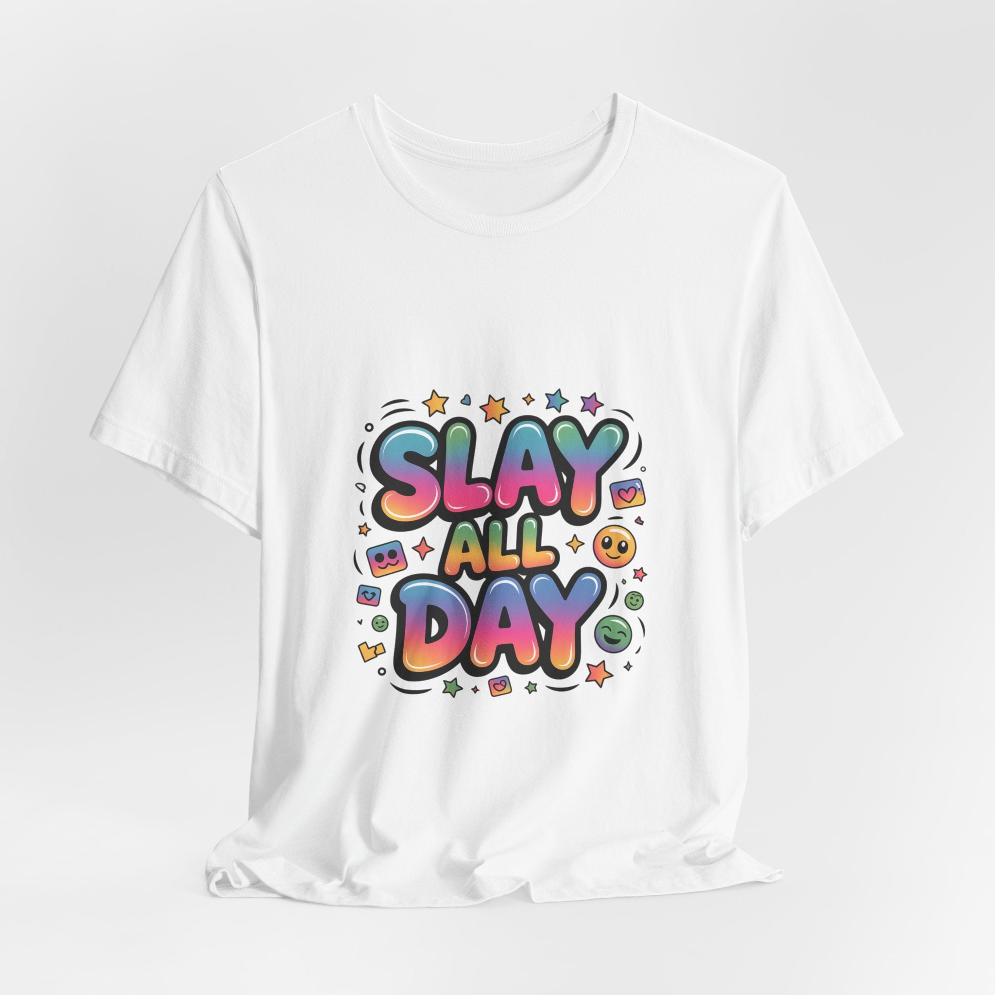 Slay All Day Neon Pop T-Shirt