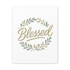 Blessed Wreath Matte Canvas Wall Art (Stretched 1.25")