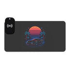 LED Gaming Mouse Pad with Wireless Charging - Retro Car Design, Desk Accessory for Gamers, LED Light Gift, Unique Office Decor, [...]