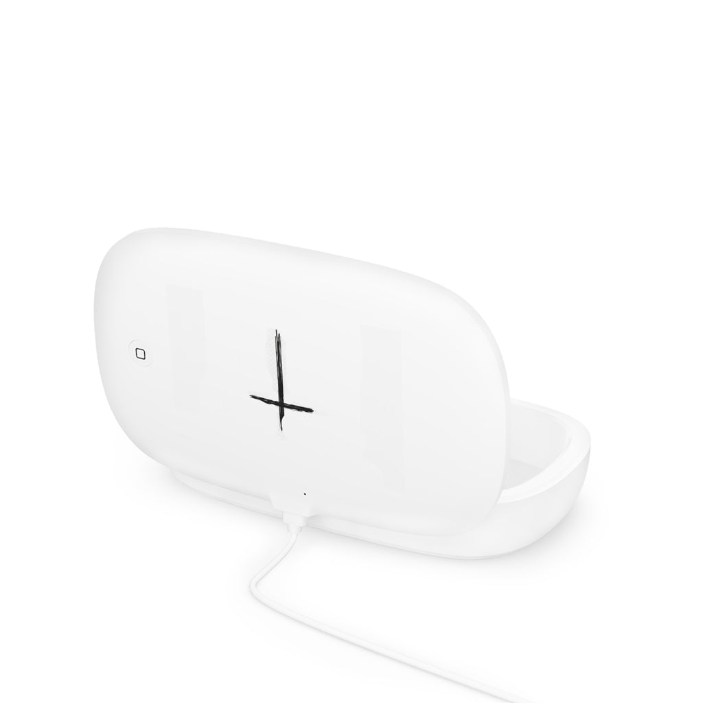 Sanitizing Charging Pad with Cross Design, UV Phone Sanitizer, Wireless Charger, Gift for Tech Lovers, Home Office Essentials, [...]