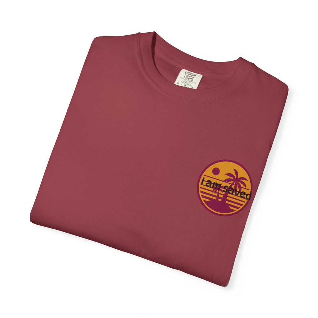Sunset Palm Tree Unisex T-Shirt | Soft Beach Vibes | Perfect for Summer, Vacations, Gifts, Beach Days, Relaxation