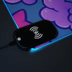 LED Gaming Mouse Pad, Wireless Charging