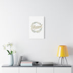 Blessed Wreath Matte Canvas Wall Art (Stretched 1.25")
