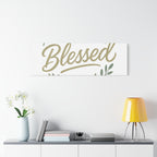 Blessed Wreath Matte Canvas Wall Art (Stretched 1.25")