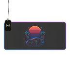 LED Gaming Mouse Pad with Wireless Charging - Retro Car Design, Desk Accessory for Gamers, LED Light Gift, Unique Office Decor, [...]