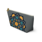 Bohemian Accessory Pouch - Mandala Design, Travel Makeup Bag, Small Organizer, Gift for Her, Cosmetic Bag, Ritual Supplies