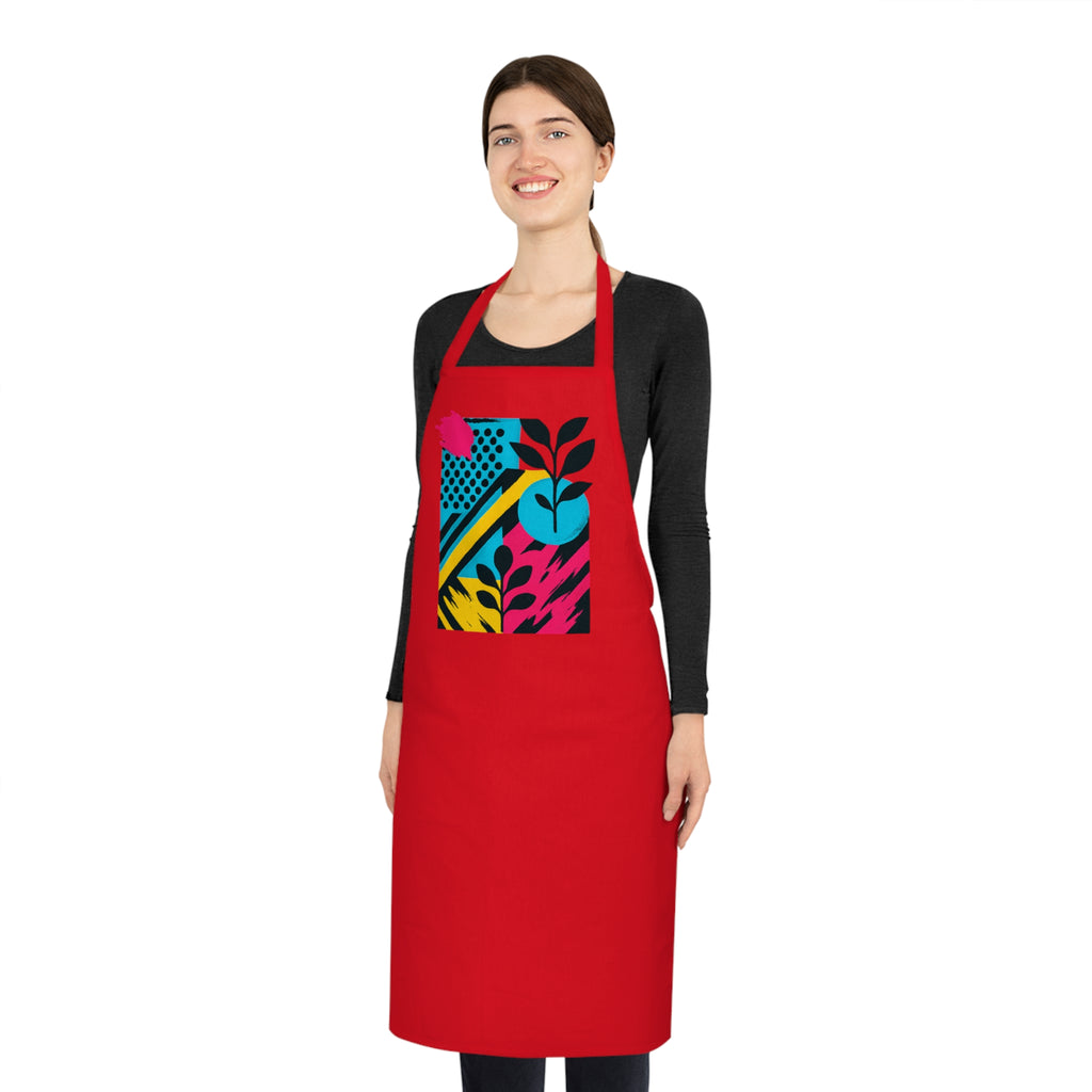 Colorful Cotton Apron for Chefs, Gardeners, and Creatives | Perfect Gift for Cooking, Baking, Grilling, and Crafting | Unique Kitchen Tool