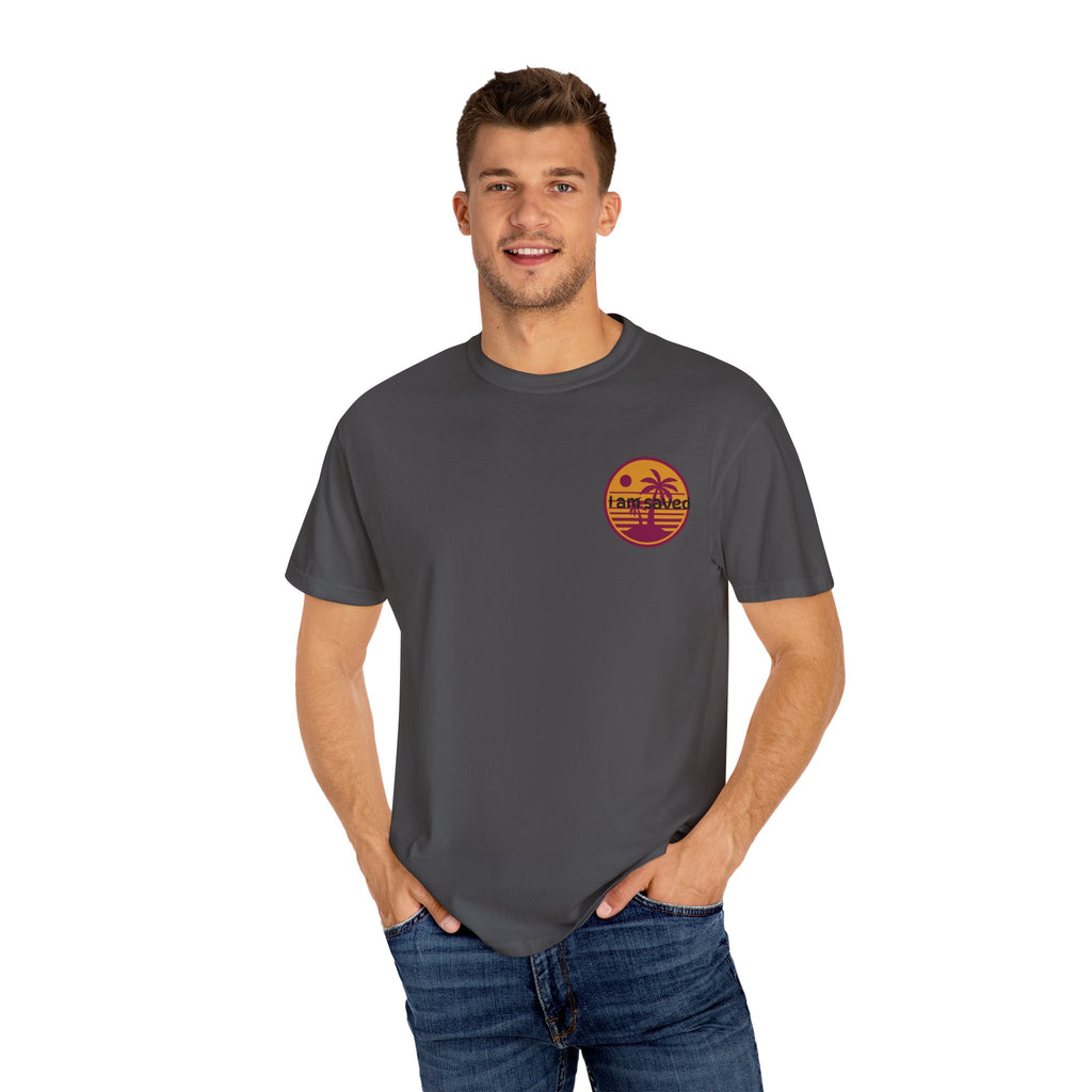 Sunset Palm Tree Unisex T-Shirt | Soft Beach Vibes | Perfect for Summer, Vacations, Gifts, Beach Days, Relaxation