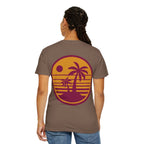 Sunset Palm Tree Unisex T-Shirt | Soft Beach Vibes | Perfect for Summer, Vacations, Gifts, Beach Days, Relaxation