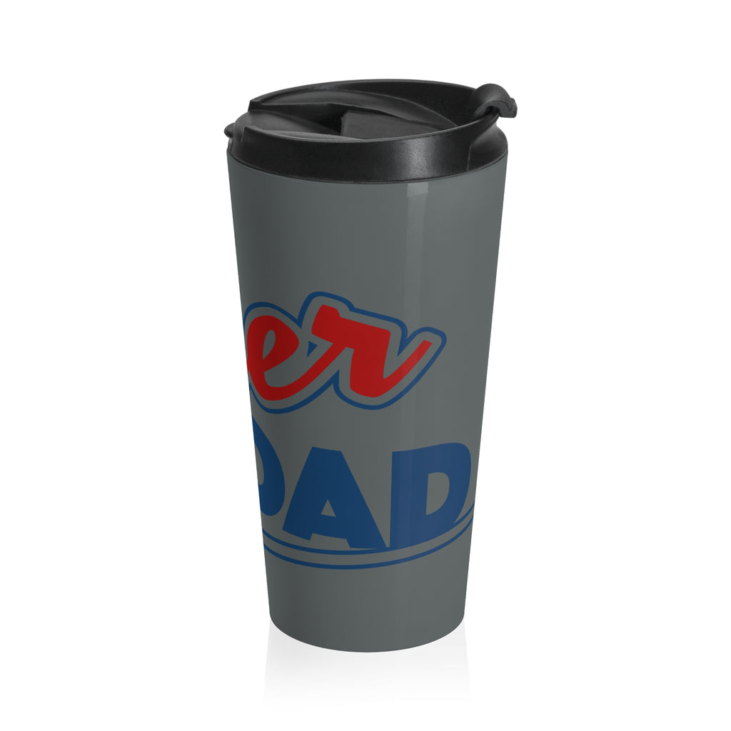 Super Dad Stainless Steel Travel Mug - Perfect Gift for Father's Day