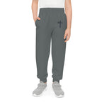 Youth Joggers with Cross Crest — Christian Sweatpants for Kids
