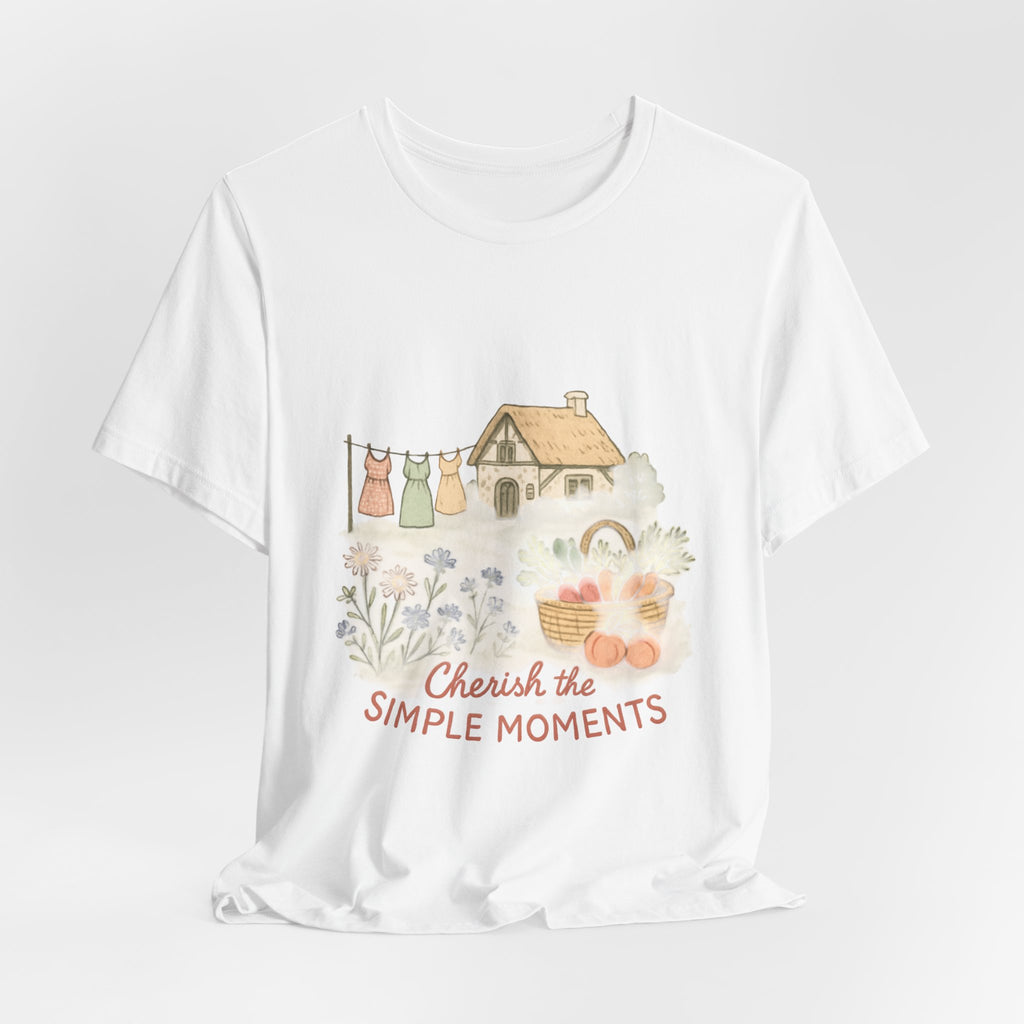 Cherish the simple moments- Jersey Short Sleeve Tee