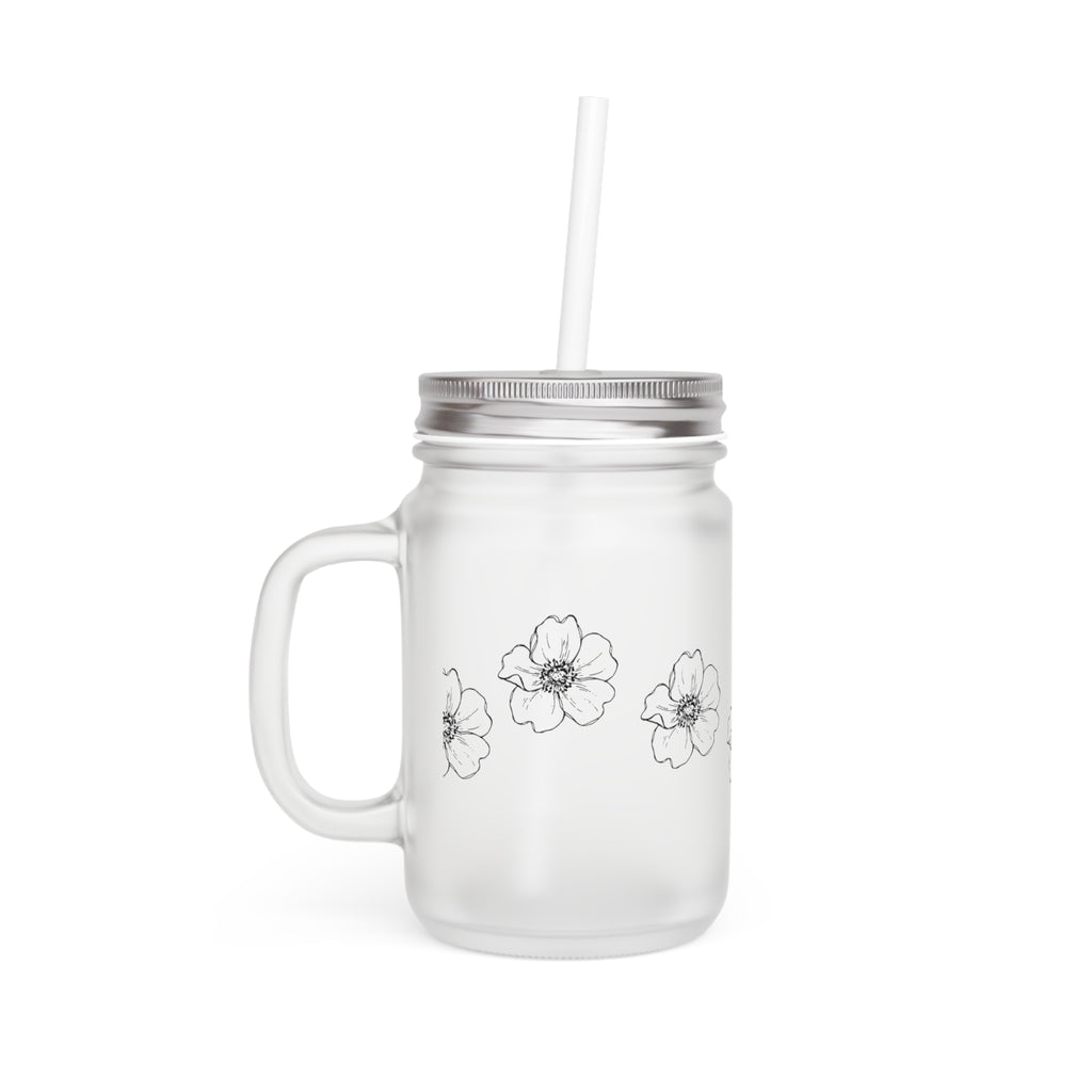 Bloom Where You Are Mason Jar Drinkware
