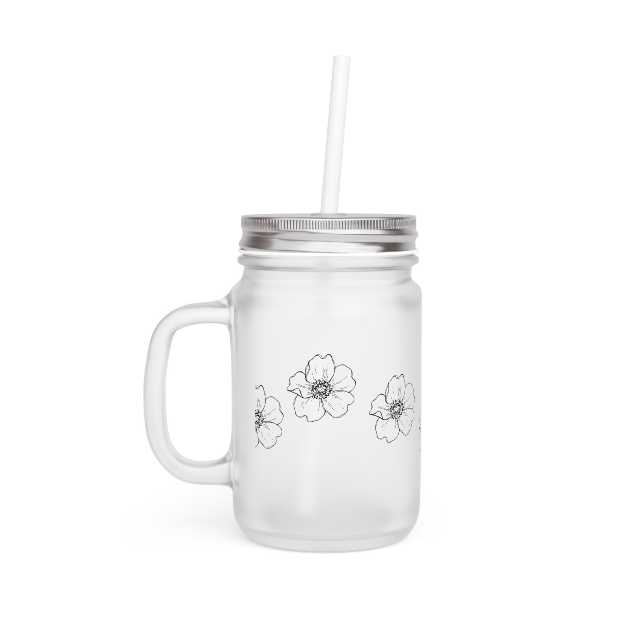 Bloom Where You Are Mason Jar Drinkware