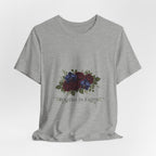 Rooted in Faith Dark Floral T-Shirt
