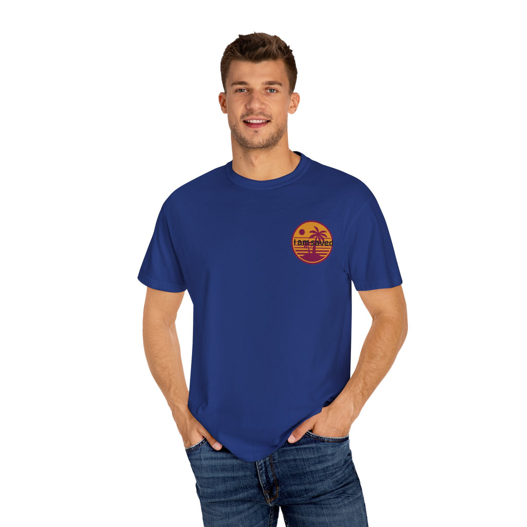 Sunset Palm Tree Unisex T-Shirt | Soft Beach Vibes | Perfect for Summer, Vacations, Gifts, Beach Days, Relaxation