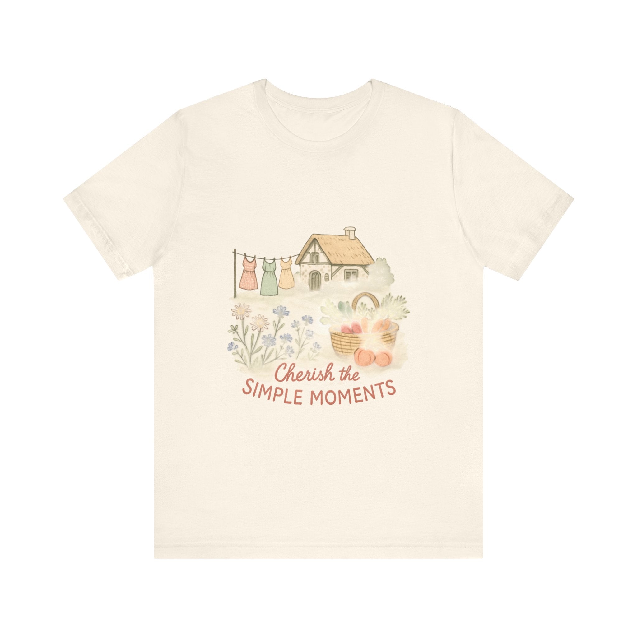 Cherish the simple moments- Jersey Short Sleeve Tee