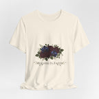Rooted in Faith Dark Floral T-Shirt