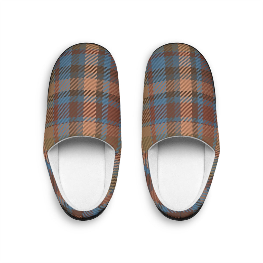 Men’s Plaid Slippers — Cozy Indoor House Slippers
