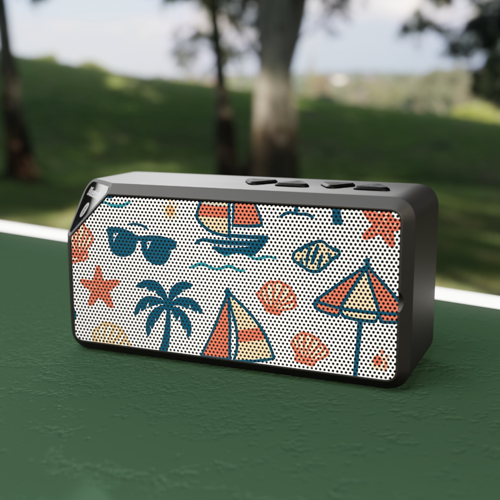 Tropical Bluetooth Speaker, Summer Sound System, Outdoor Party Speaker, Beach Music Player, Vacation Gift