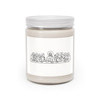 Scented Soy Candles with White Lid, 9oz