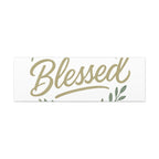 Blessed Wreath Matte Canvas Wall Art (Stretched 1.25")