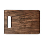 Engraved Wooden Cutting Board — "Be Thankful, Be Grateful, Be Blessed"