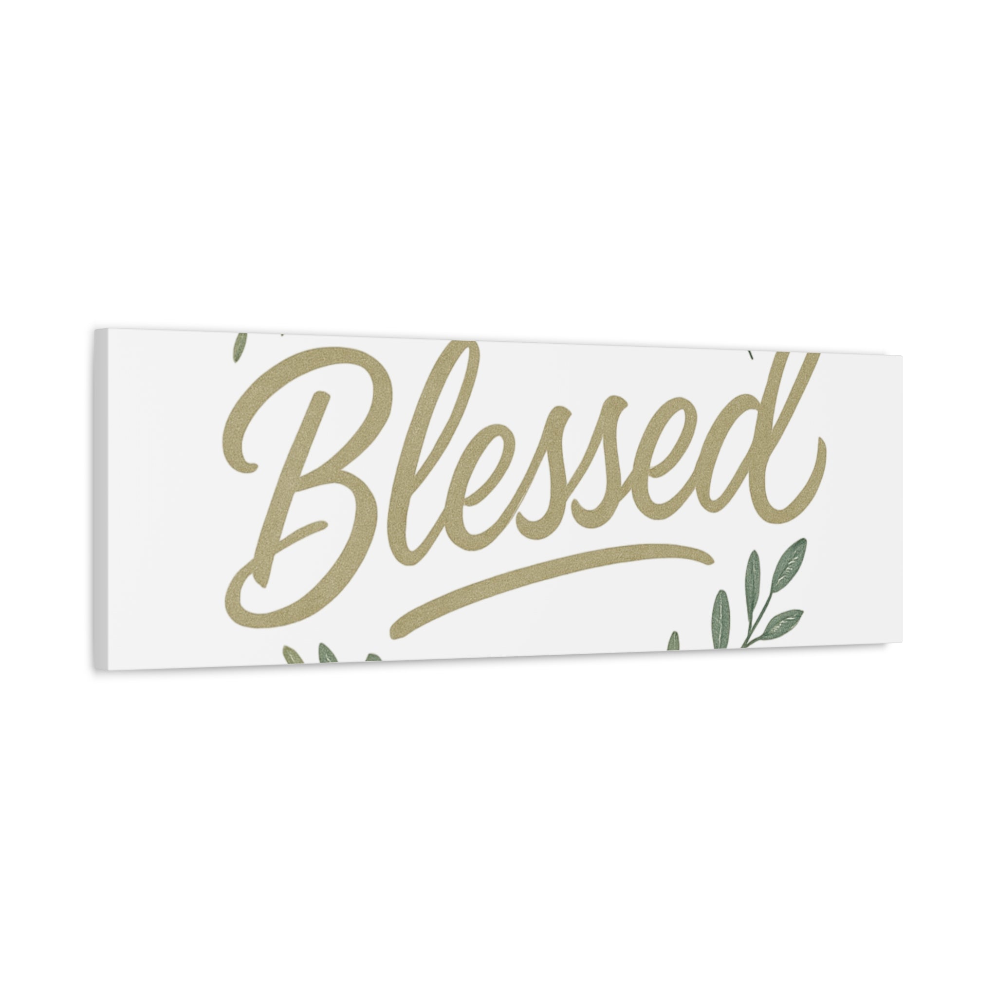 Blessed Wreath Matte Canvas Wall Art (Stretched 1.25")