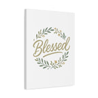 Blessed Wreath Matte Canvas Wall Art (Stretched 1.25")