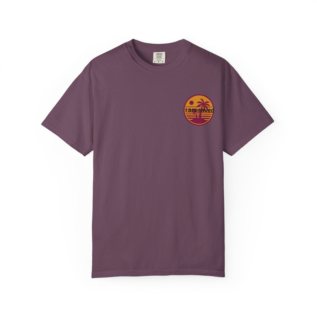 Sunset Palm Tree Unisex T-Shirt | Soft Beach Vibes | Perfect for Summer, Vacations, Gifts, Beach Days, Relaxation