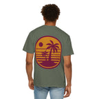 Sunset Palm Tree Unisex T-Shirt | Soft Beach Vibes | Perfect for Summer, Vacations, Gifts, Beach Days, Relaxation