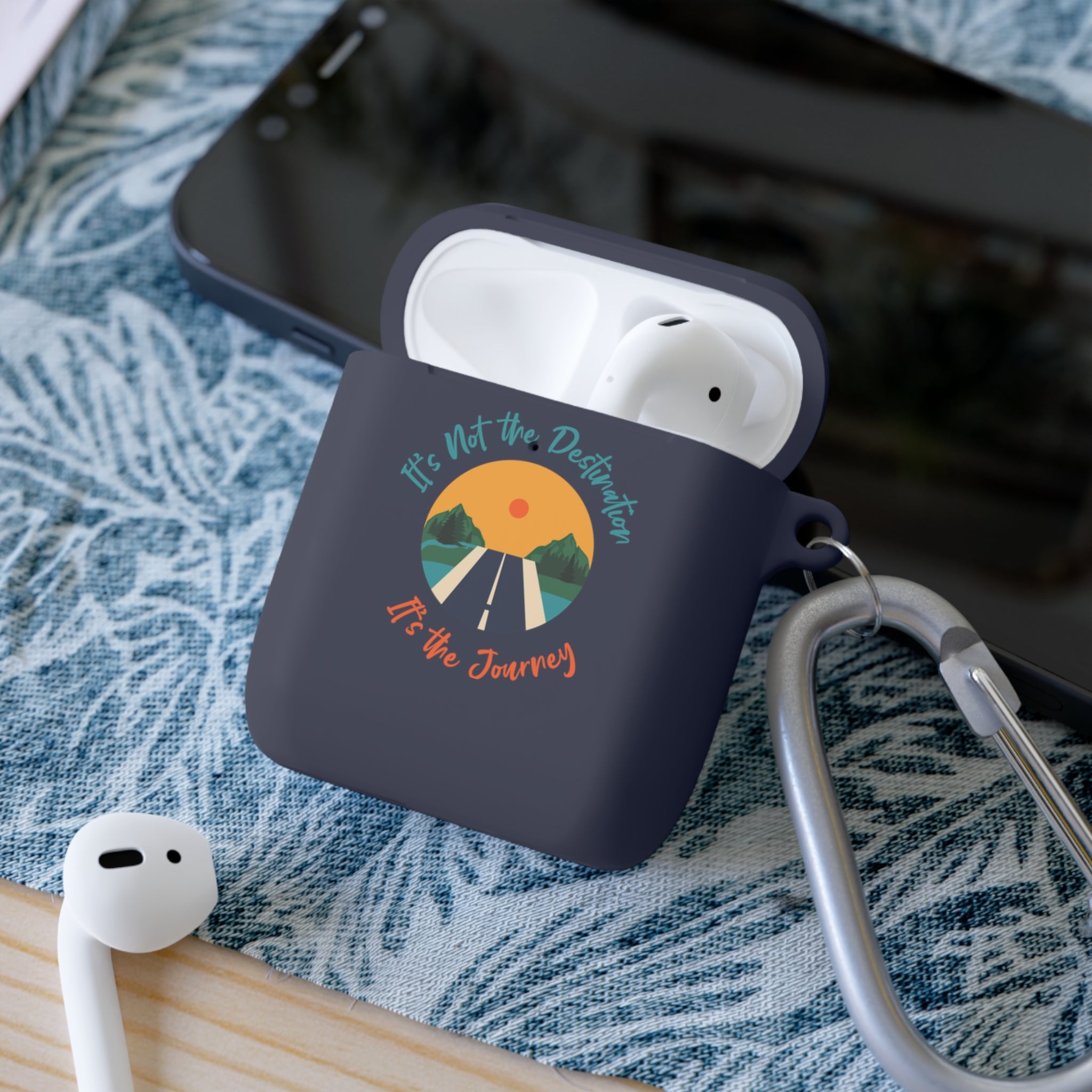 Inspirational AirPods Case Cover, Motivational AirPods Pro Sleeve, Adventure Gear, Travel Accessory, Gift for Travelers