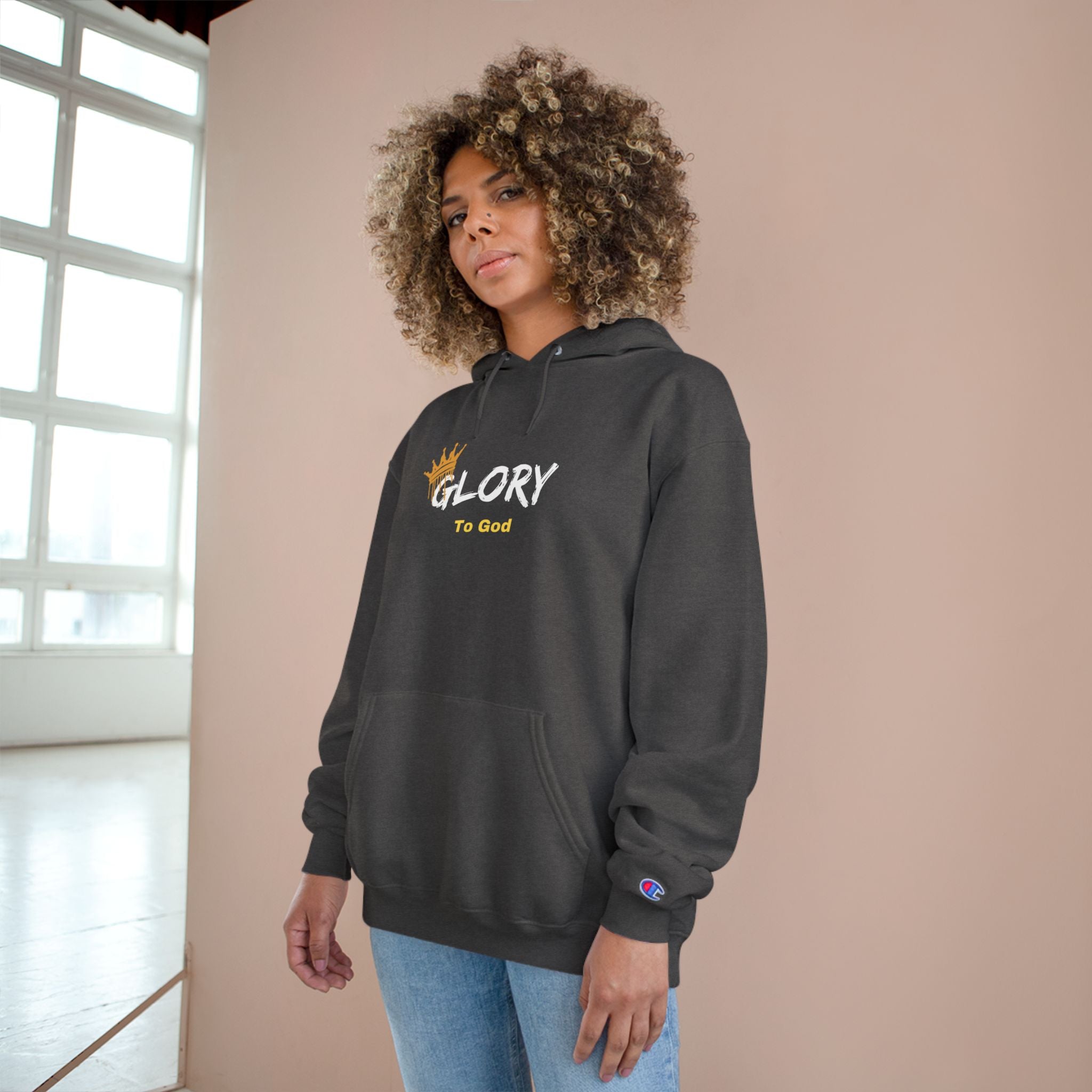 Christian Champion Hoodie — Athletic Faith Sweatshirt