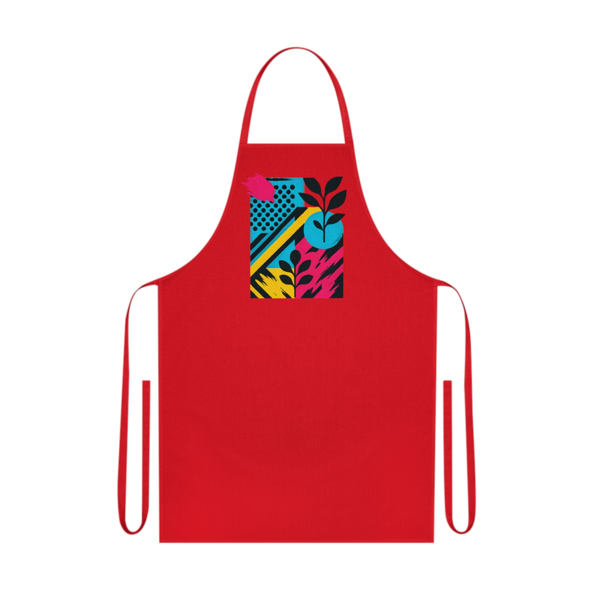 Colorful Cotton Apron for Chefs, Gardeners, and Creatives | Perfect Gift for Cooking, Baking, Grilling, and Crafting | Unique Kitchen Tool