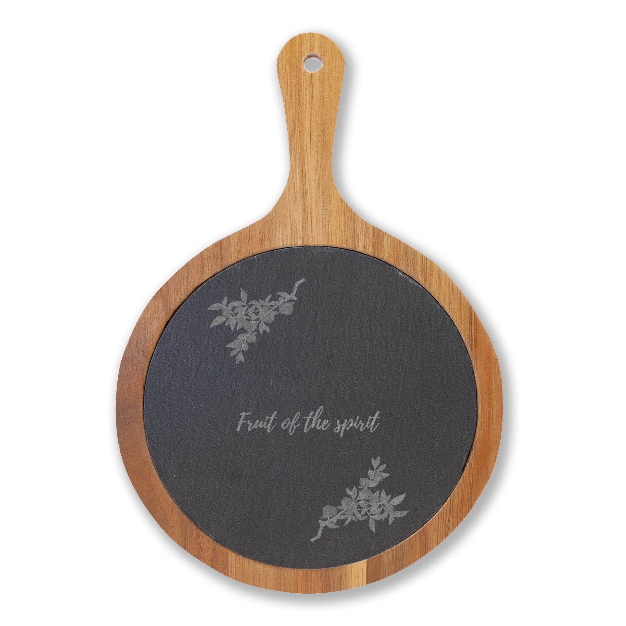 Fruit of the Spirit Engraved Charcuterie Board