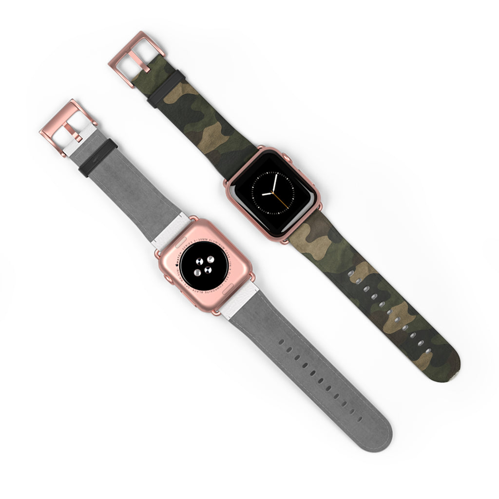 Camo Watch Band, Military Style Wristband, Durable Accessory, Perfect for Active Lifestyle, Gift for Gadget Lovers
