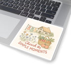 Cherish the simple moments-Kiss-Cut Stickers