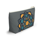 Bohemian Accessory Pouch - Mandala Design, Travel Makeup Bag, Small Organizer, Gift for Her, Cosmetic Bag, Ritual Supplies