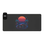 LED Gaming Mouse Pad with Wireless Charging - Retro Car Design, Desk Accessory for Gamers, LED Light Gift, Unique Office Decor, [...]