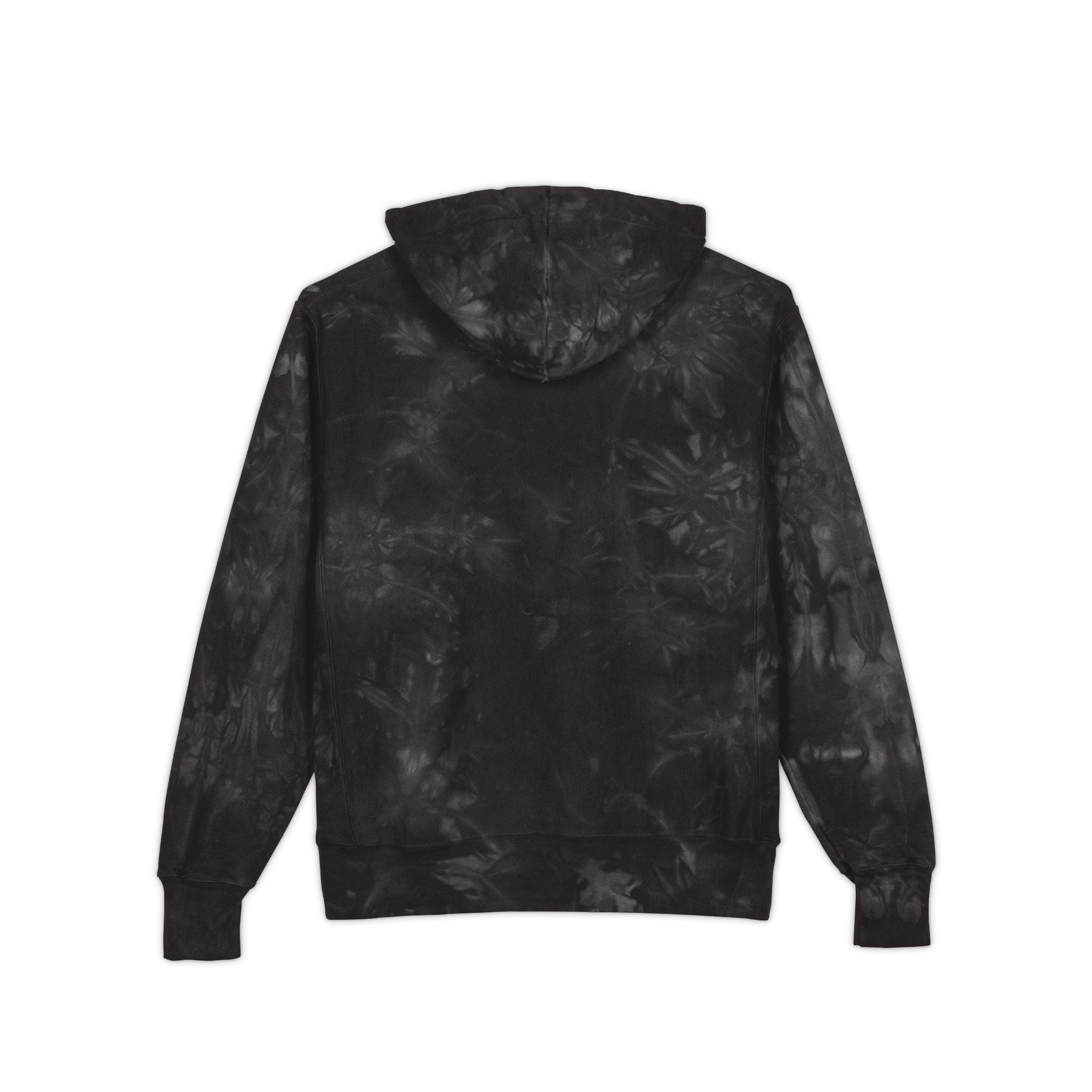 Unisex Tie-Dye Champion Hoodie, Cozy Tie-Dye Sweatshirt, Embroidered Hoodie Gift, Streetwear Fashion, Trendy Casual Wear-Redeemed on right wrist