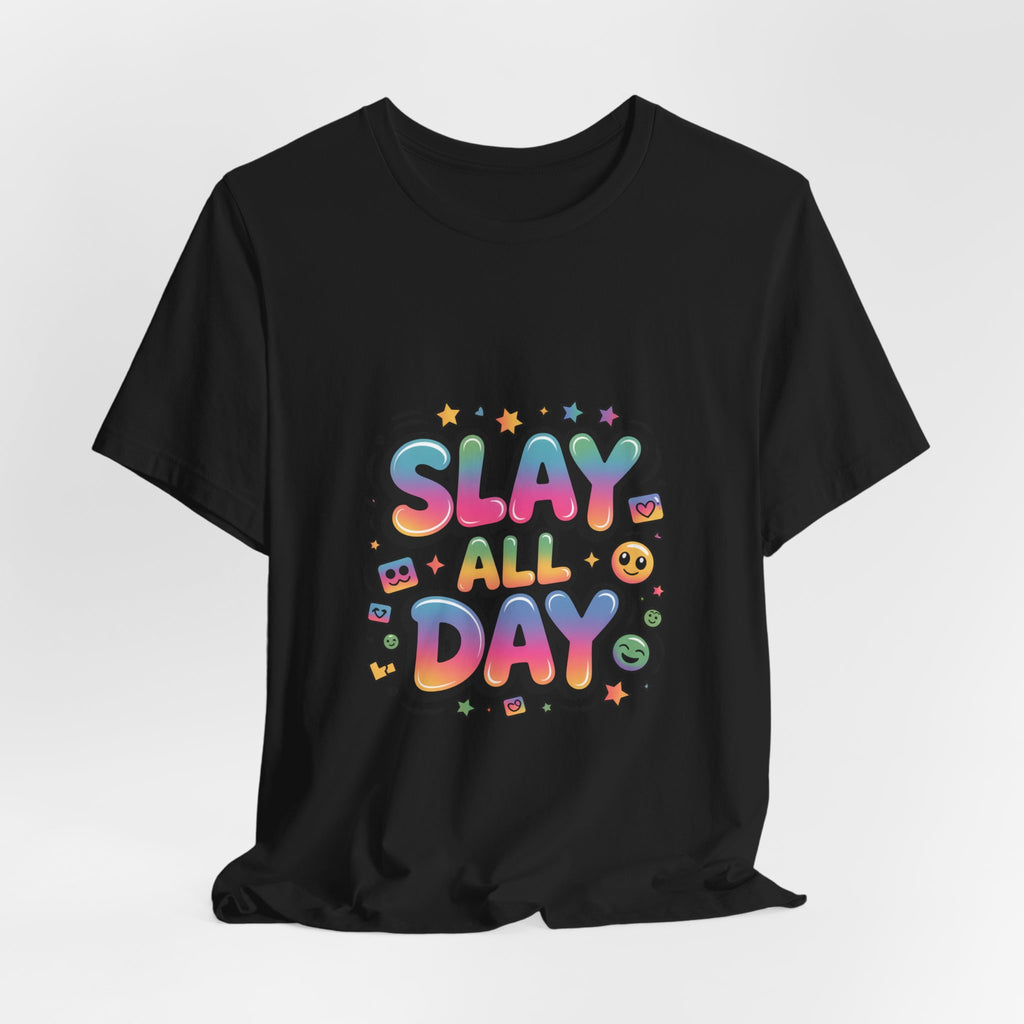 Slay All Day Neon Pop T-Shirt