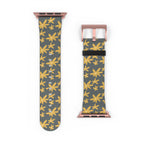 Stylish Floral Watch Band, Unique Watch Strap, Apple Watch Band, Boho Chic Accessories, Gift for Her