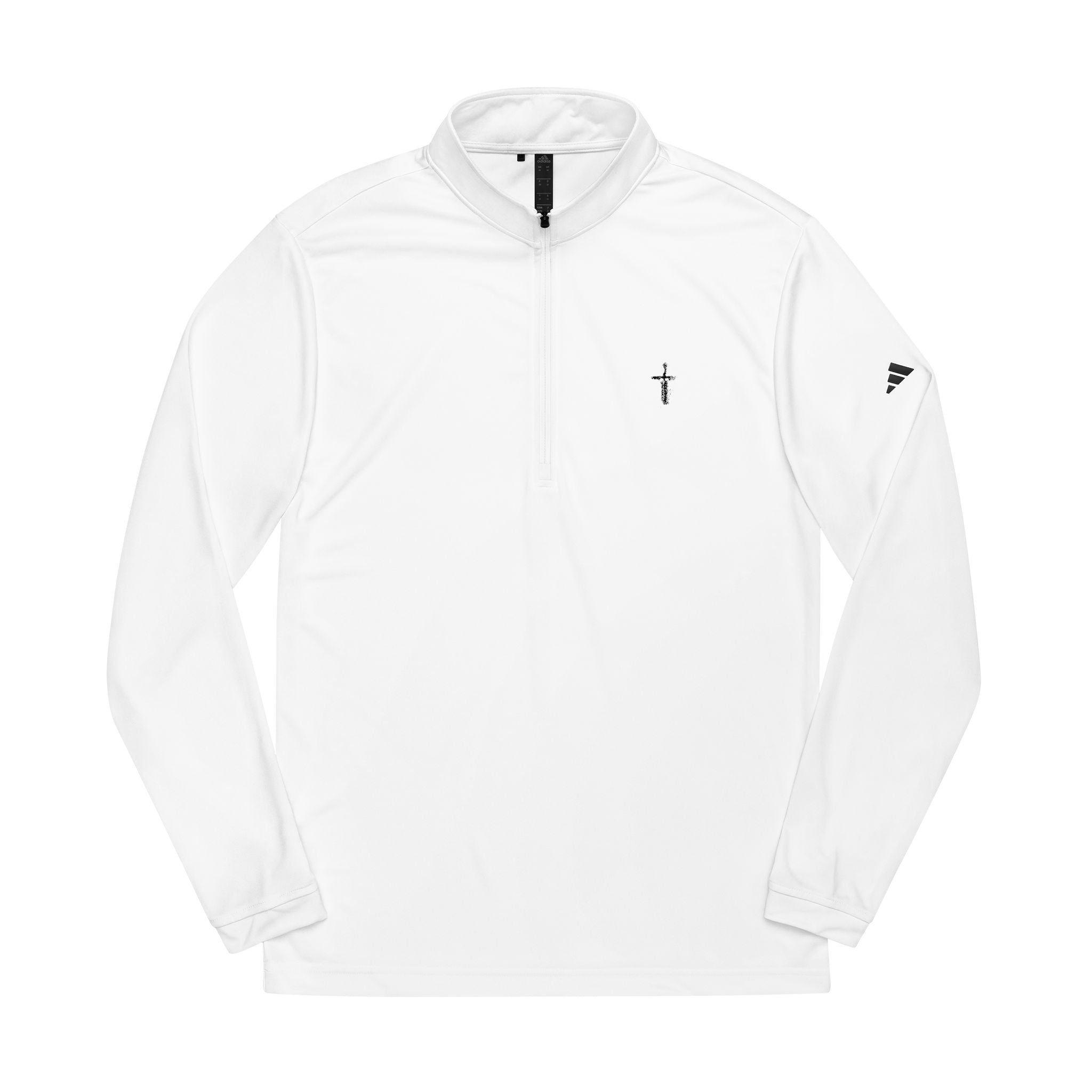 Quarter-Zip Pullover with Cross - Unisex