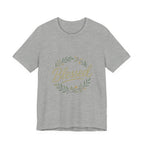 Blessed Floral Tee — "Blessed" Script T-Shirt with Wreath