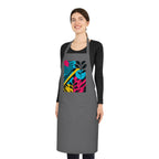 Colorful Cotton Apron for Chefs, Gardeners, and Creatives | Perfect Gift for Cooking, Baking, Grilling, and Crafting | Unique Kitchen Tool